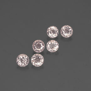 2.21 ct Pink Morganite Stone, Natural Morganite in Round Facet Shape for Sale