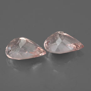 Morganite Gemstone in 7 x 5 mm (calibrated) Size for Sale, Morganite Stone in Salmon Pink Color