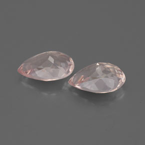 Morganite Gemstone in 7 x 5 mm (calibrated) Size for Sale, Morganite Stone in Salmon Pink Color