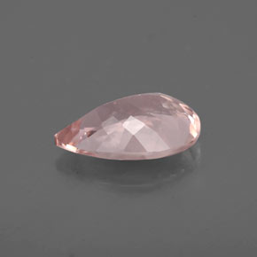 Morganite Gemstone in 10 x 7 mm (calibrated) Size for Sale, Morganite Stone in Salmon Pink Color