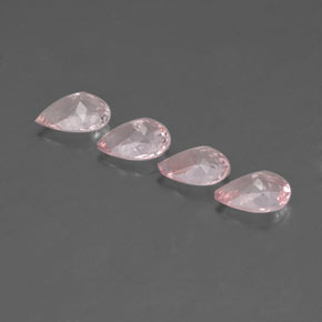 Morganite Gemstone in 7 x 5 mm (calibrated) Size for Sale, Morganite Stone in Light Pink Color