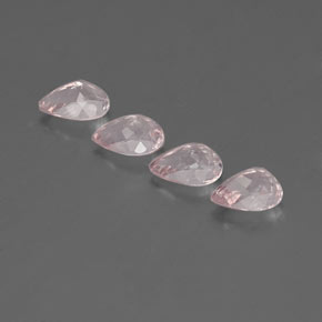 Morganite Gemstone in 6.9 x 4.9 mm Size for Sale, Morganite Stone in Light Pink Color