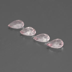 Morganite Gemstone in 7 x 4.8 mm Size for Sale, Morganite Stone in Light Pink Color