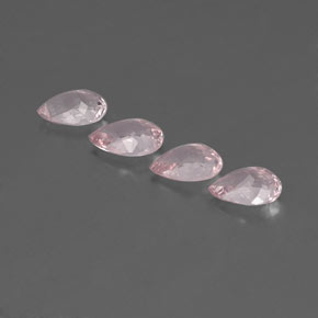Morganite Gemstone in 7 x 5 mm (calibrated) Size for Sale, Morganite Stone in Light Pink Color