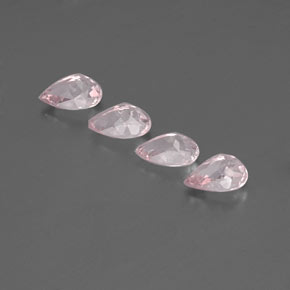 Morganite Gemstone in 6.9 x 4.8 mm Size for Sale, Morganite Stone in Light Pink Color
