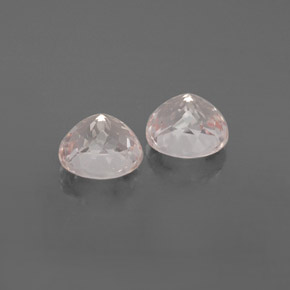 Morganite Gemstone in 5.6 mm Size for Sale, Morganite Stone in Light Pink Color
