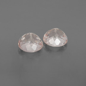 Morganite Gemstone in 5.5 mm Size for Sale, Morganite Stone in Light Pink Color