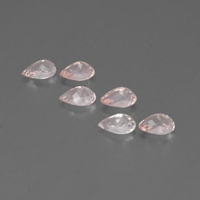 Morganite Gemstone in 6 x 4 mm (calibrated) Size for Sale, Morganite Stone in Light Pink Color