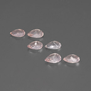Morganite Gemstone in 5.9 x 4 mm Size for Sale, Morganite Stone in Light Pink Color