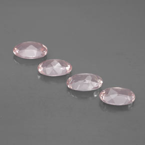 Morganite Gemstone in 7 x 5 mm (calibrated) Size for Sale, Morganite Stone in Light Pink Color