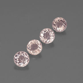 2.70 ct Pink Morganite Stone, Natural Morganite in Round Facet Shape for Sale