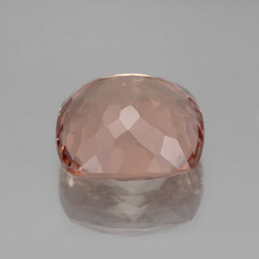 Morganite Gemstone in 12.2 x 12.2 mm Size for Sale, Morganite Stone in Salmon Pink Color