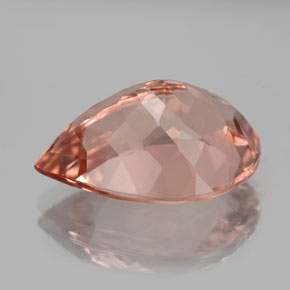Morganite Gemstone in 16 x 12 mm (calibrated) Size for Sale, Morganite Stone in Salmon Pink Color