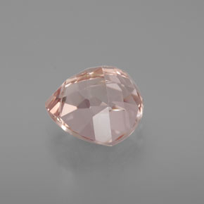 Morganite Gemstone in 11 x 11 mm (calibrated) Size for Sale, Morganite Stone in Salmon Pink Color