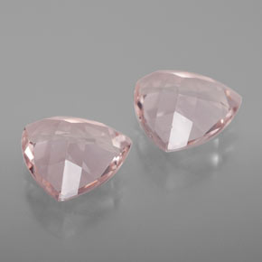 Morganite Gemstone in 9 x 9 mm (calibrated) Size for Sale, Morganite Stone in Light Pink Color