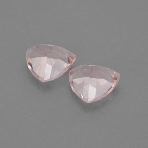 Morganite Gemstone in 7 x 7 mm (calibrated) Size for Sale, Morganite Stone in Salmon Pink Color