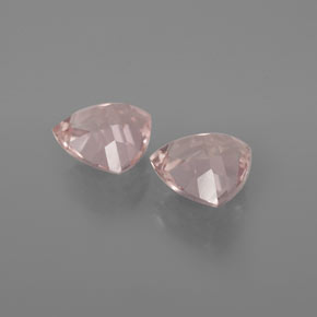 Morganite Gemstone in 7 x 7 mm (calibrated) Size for Sale, Morganite Stone in Salmon Pink Color