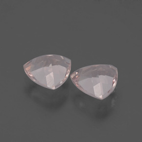 Morganite Gemstone in 7 x 7 mm (calibrated) Size for Sale, Morganite Stone in Light Pink Color