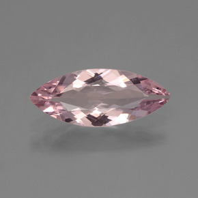 1.32 ct Pink Morganite Gemstone, Morganite Gem in Marquise Facet Shape for Sale.