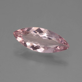 1.32 ct Pink Morganite Stone, Natural Morganite in Marquise Facet Shape for Sale