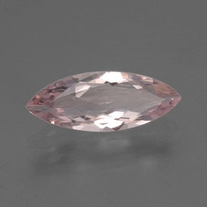 1.10 ct Pink Morganite Stone, Natural Morganite in Marquise Facet Shape for Sale