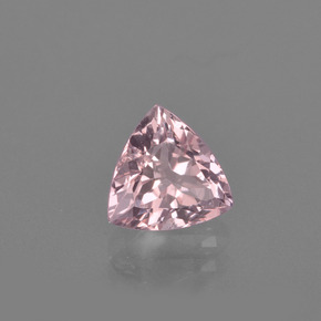 1.08 ct Pink Morganite Stone, Natural Morganite in Trillion Facet Shape for Sale