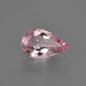 1.31 ct Pink Morganite Stone, Natural Morganite in Pear Facet Shape for Sale