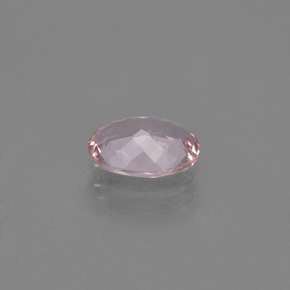 Morganite Gemstone in 7.8 x 5.7 mm Size for Sale, Morganite Stone in Light Pink Color