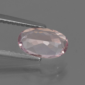 Morganite Gemstone in 9.3 x 5.7 mm Size for Sale, Morganite Stone in Light Pink Color
