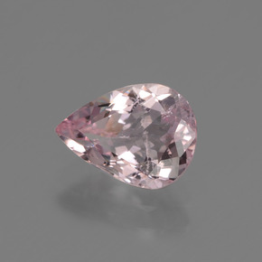 1.08 ct Pink Morganite Stone, Natural Morganite in Pear Facet Shape for Sale