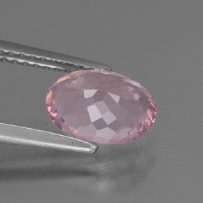 Morganite Gemstone in 8.6 x 6.3 mm Size for Sale, Morganite Stone in Light Pink Color