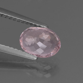 Morganite Gemstone in 8 x 6 mm (calibrated) Size for Sale, Morganite Stone in Light Pink Color