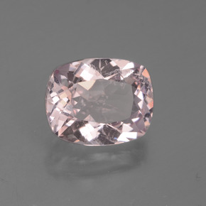 1.71 ct Pink Morganite Stone, Natural Morganite in Cushion-Cut Shape for Sale