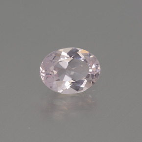 1.02 ct Pink Morganite Stone, Natural Morganite in Oval Facet Shape for Sale
