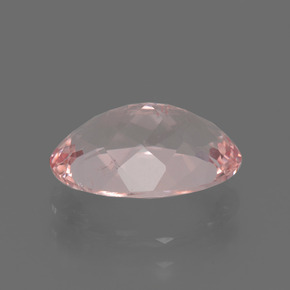 Morganite Gemstone in 10.7 x 7.8 mm Size for Sale, Morganite Stone in Light Pink Color
