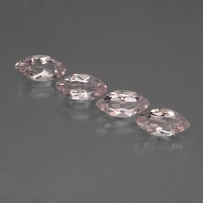 2.12 ct Pink Morganite Gemstone, Morganite Gem in Marquise Facet Shape for Sale.