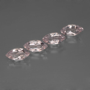 2.12 ct Pink Morganite Stone, Natural Morganite in Marquise Facet Shape for Sale