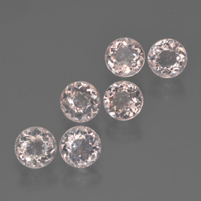 2.40 ct Pink Morganite Stone, Natural Morganite in Round Facet Shape for Sale