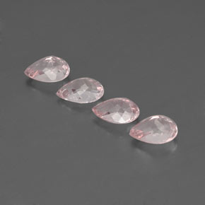 Morganite Gemstone in 7 x 5.1 mm Size for Sale, Morganite Stone in Light Pink Color