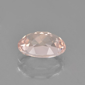 Morganite Gemstone in 9.1 x 6.7 mm Size for Sale, Morganite Stone in Light Pink Color