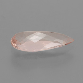 Morganite Gemstone in 13.9 x 6.3 mm Size for Sale, Morganite Stone in Light Pink Color