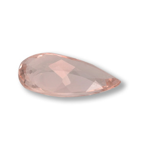 Morganite Gemstone in 11.1 x 6.2 mm Size for Sale, Morganite Stone in Light Pink Color