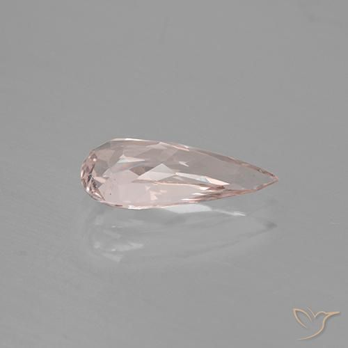 Morganite Gemstone in 12.6 x 5.9 mm Size for Sale, Morganite Stone in Light Pink Color