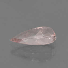 Morganite Gemstone in 10.9 x 5.8 mm Size for Sale, Morganite Stone in Light Coral Pink Color