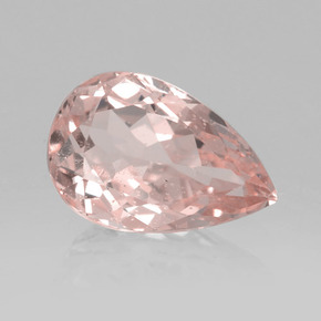 1.5ct Pear Facet Light Pink Morganite Gem for sale 1.5ct Pear Facet Light Pink Morganite Gem (ID: 457570)