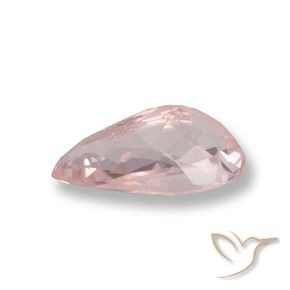 Morganite Gemstone in 8.5 x 4.7 mm Size for Sale, Morganite Stone in Medium-Light Pink Color