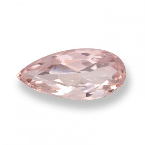 0.6ct Pear Facet Light Pink Morganite for sale thumb image of 0.6ct Pear Facet Light Pink Morganite (ID: 457770)
