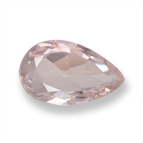 Medium-Light Pink Морганит Камень - 0.8ct Фасетная Груша (ID: 457909)