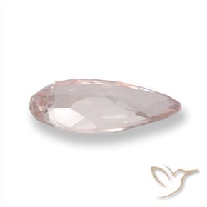 Morganite Gemstone in 10.4 x 5.1 mm Size for Sale, Morganite Stone in Light Pink Color