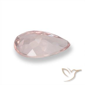 Morganite Gemstone in 8.7 x 5.3 mm Size for Sale, Morganite Stone in Medium Pink Color
